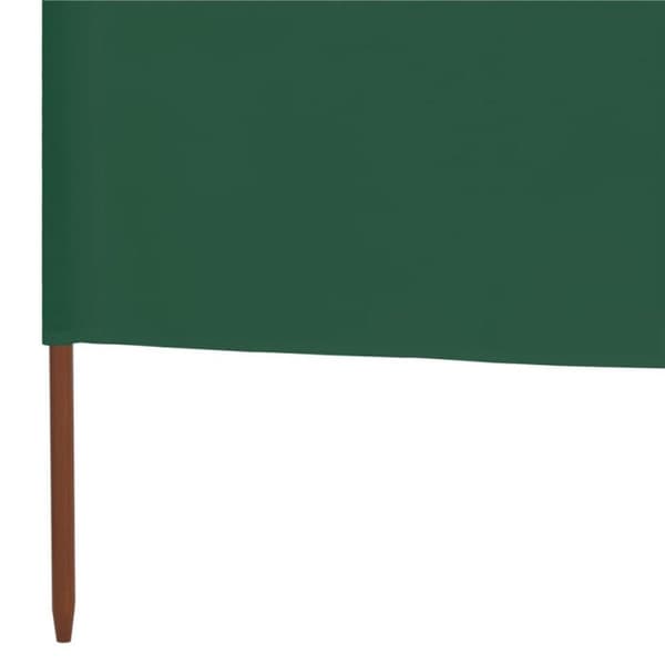 vidaXL 9-Panel Skärm Tyg 1200 x 160 cm Grön