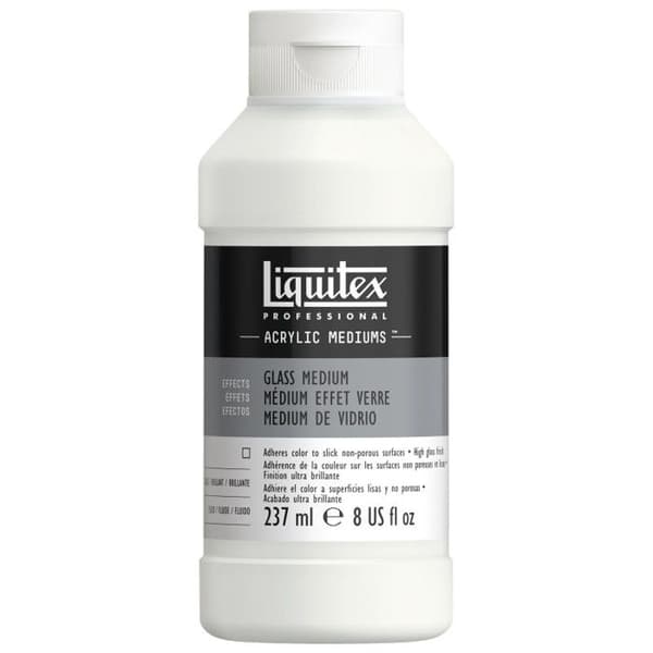 Medium - För akrylfärg - Liquitex - Glaseffekt - Blank - 237ml