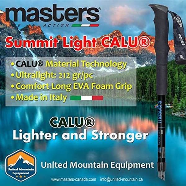 Vandringstav - MASTERS - Summit Light - Unisex - Grön - Vuxen