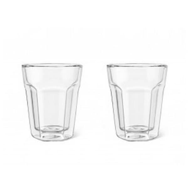 LEOPOLD VIENNA Set med 2 dubbelväggiga kaffeglas 200ml