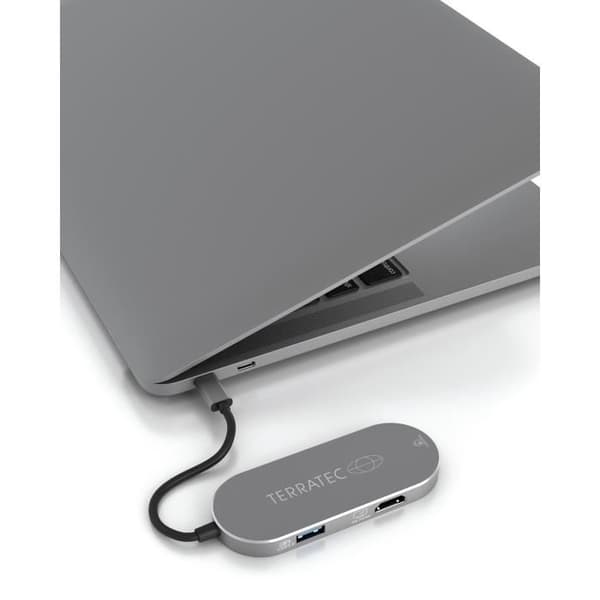 USB-hubb - TERRATEC - Connect c5 - USB 3.0 Typ-C och Typ-A - HDMI - 5000 Mbit/s