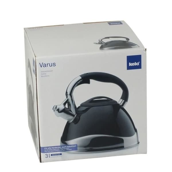 KELA Varus Vattenkokare - Svart - 3 L