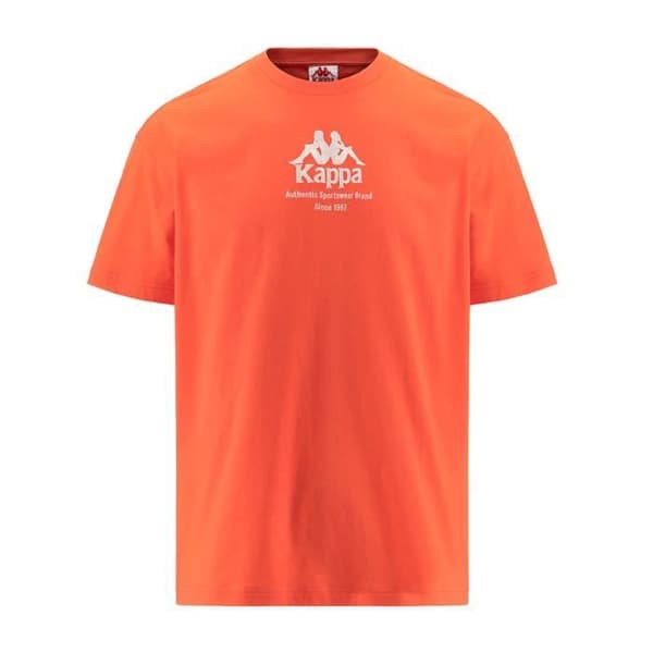 T-shirt Äkta Gastor för Herr - Orange, vit