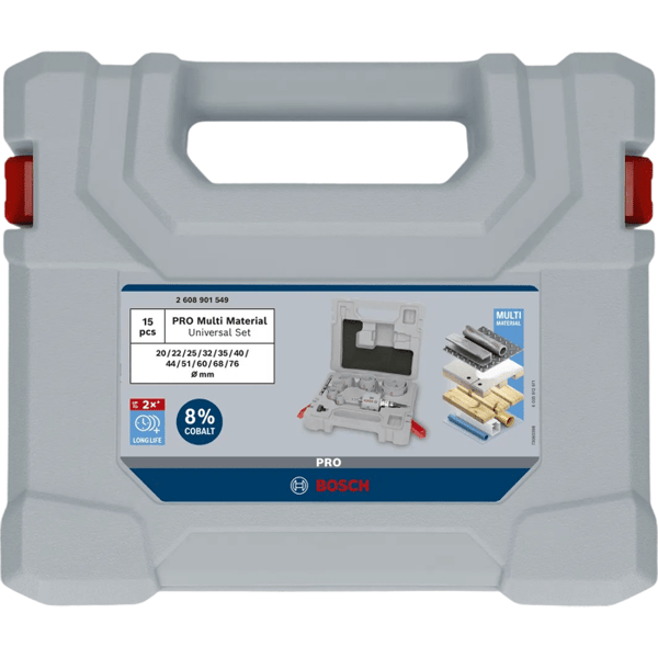 Multimaterialsklingor - BOSCH - PRO - 15-pack - Diameter 20-76 mm - Lång livslängd