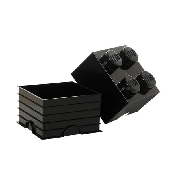 LEGO Förvaringskloss - 40031733 - Stapelbar - Svart
