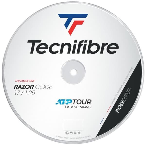 Tecnifibre Razor Code Vit 200m rulle - Färg:Vit Gauge:120