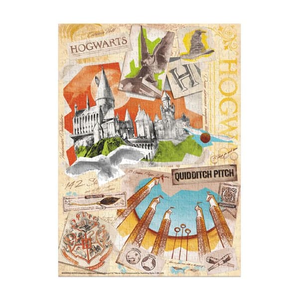 Pussel - DODO - Hogwarts skola - 450 bitar - 8 år - Hållbara material