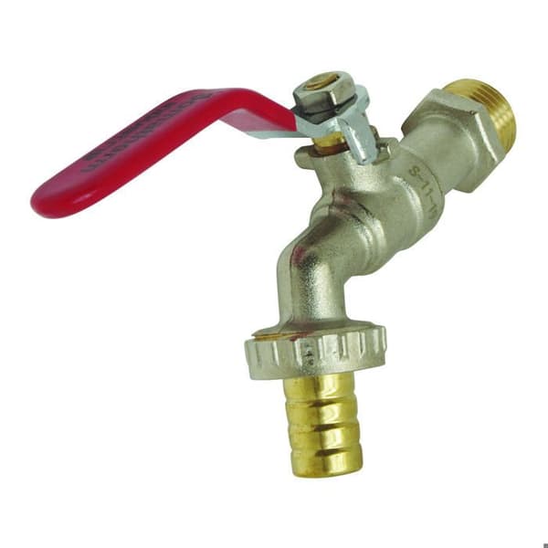 SOMATHERM vattenkran - 1/4 varv kula - 1/2" inlopp - 3/4" utlopp
