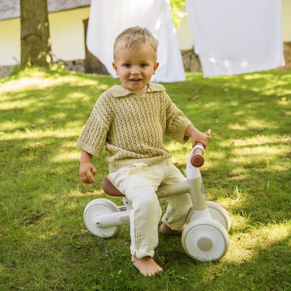 Draisienne trehjuling - MOMI - DEX - Lätt - Fällbar - 2 sits-höjder - Gul