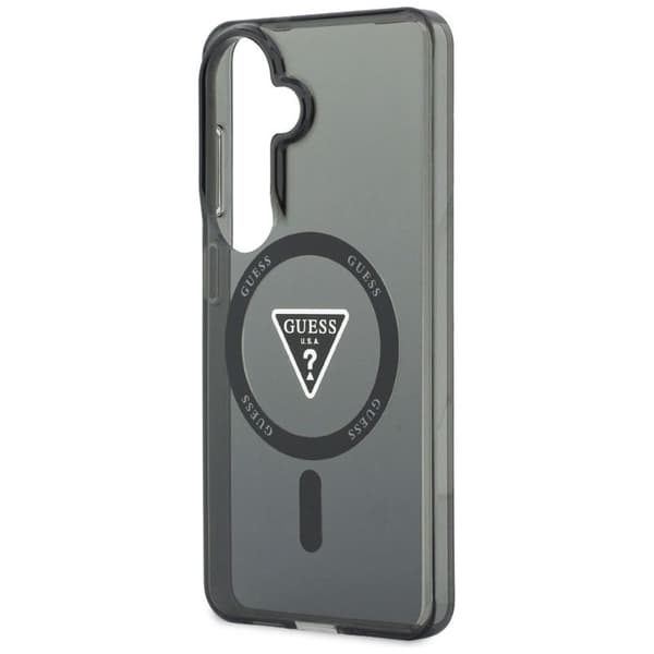Coque Guess IML Gradient Triangle MagSafe för Samsung Galaxy S26 - Svart