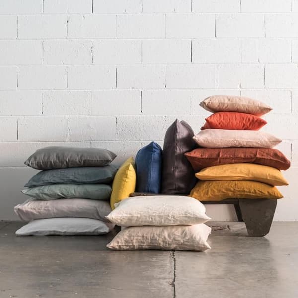 Örngott - Vivaraise - Zeff - 100% Lin - Stonewashed - 65 x 65 cm - Timjan