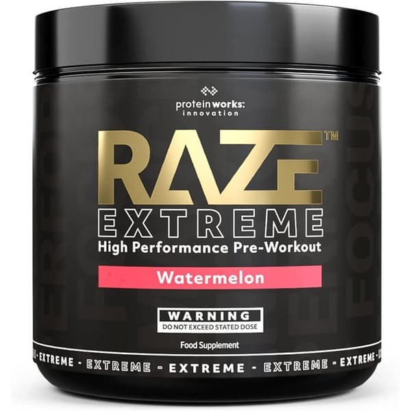 Raze Extreme Pre-Workout Pulver | Avancerad | Vattenmelon