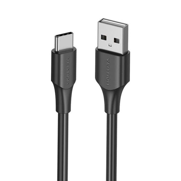 USB-C-kabel - VENTION - CTHBD - 0,5 m - 3 A - Svart