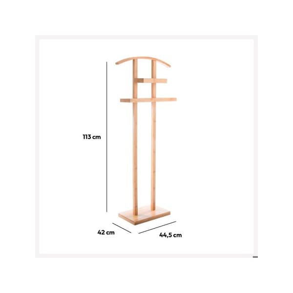 Klädhängare 113cm bambu - 5five