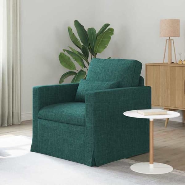 Mörkgrön Soffa 78 x 78 x 80 cm Metall