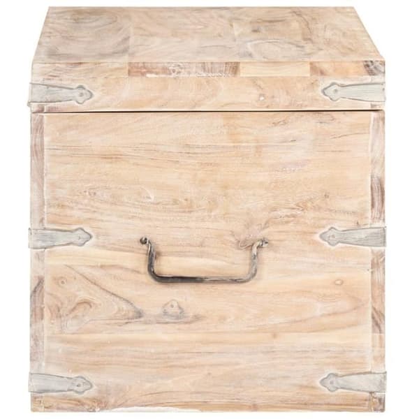 vidaXL Förvaringslåda 90x40x40 cm Solid akaciaträ