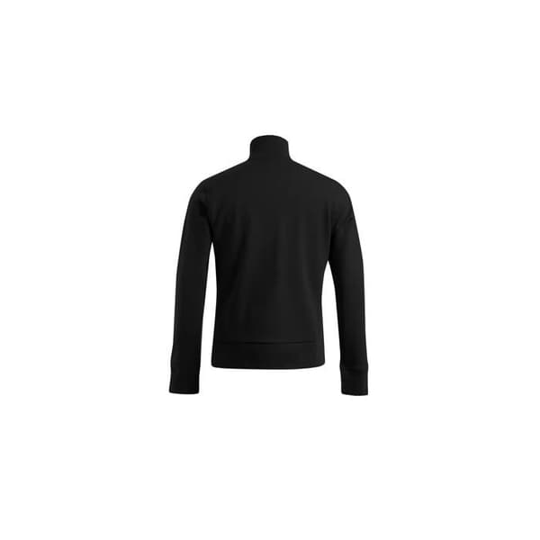 Sweatshirt med stor dragkedja Promodoro - svart