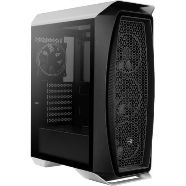 PC Chassi - Aerocool - Aero One Eclipse - RGB - Glaspanel - Vit
