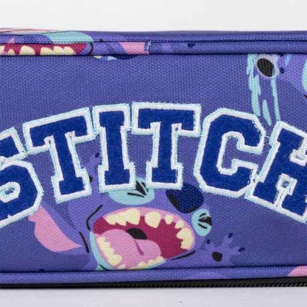 Stitch Disney blå ovalt pennfodral