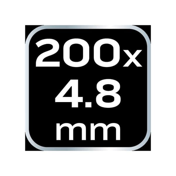 Serre-câbles - NEO TOOLS - 4,8 x 200 mm - Vit - Förpackning om 20 - Nylon PA66