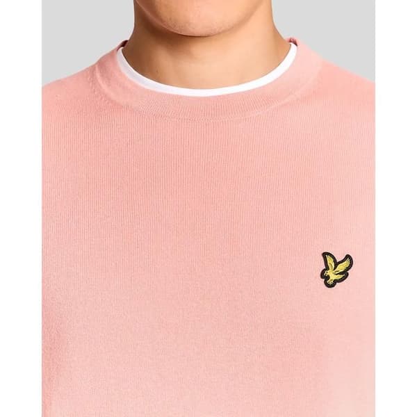 Lyle & Scott rundhalsad tröja i merinoull