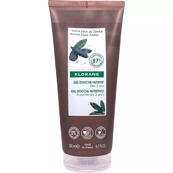 Duschgel - Klorane - Tiarévatten - Cupuaçubutter - 200ml - Utan parabener