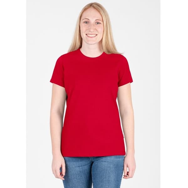 Jako Doubletex T-shirt dam - röd - 42