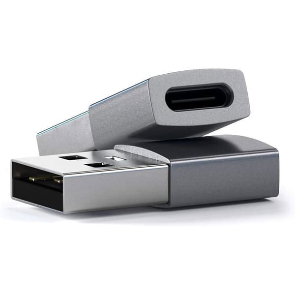 USB A till USB C-adapter - Satechi - Grå - Konverter - USB - USB-teknologi