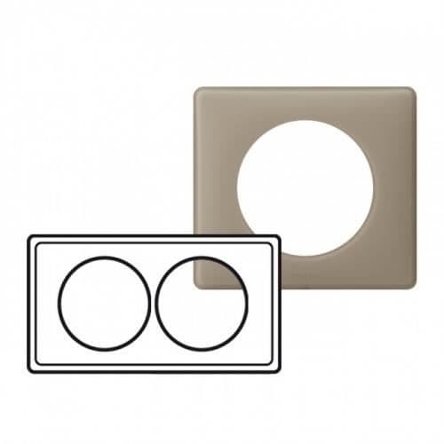 Platta - Legrand - Céliane - 2 Platser - Stengods - Specialrenovering