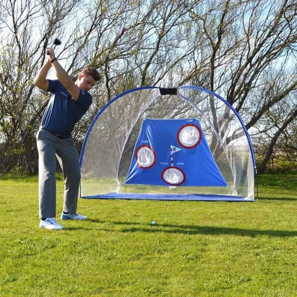 PGA TOUR Drive Practice Net - Blå & Vit