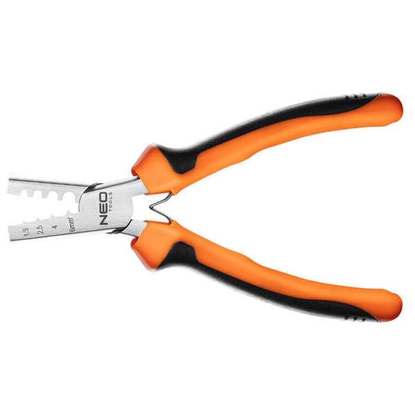 Krämpverktyg 1,5-6 mm2 (23-13 AWG), 140 mm