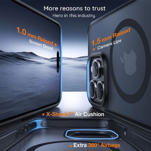 Coque Torras Pstand för iPhone 17 - Klar