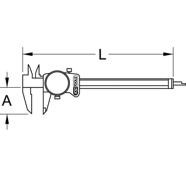 KS Tools Dialok, mätnoggrannhet +/-01 - 300.0547