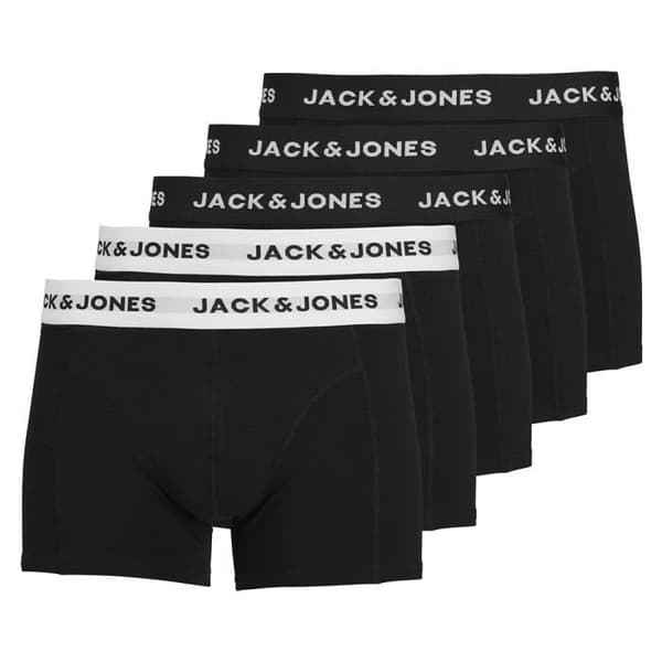 Kalsonger - JACK & JONES - 5-pack - Svart - Lätt och elastisk jersey