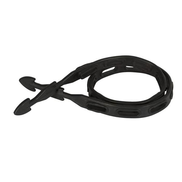 Elastiskt gummiband - 110cm - svart - 2 st