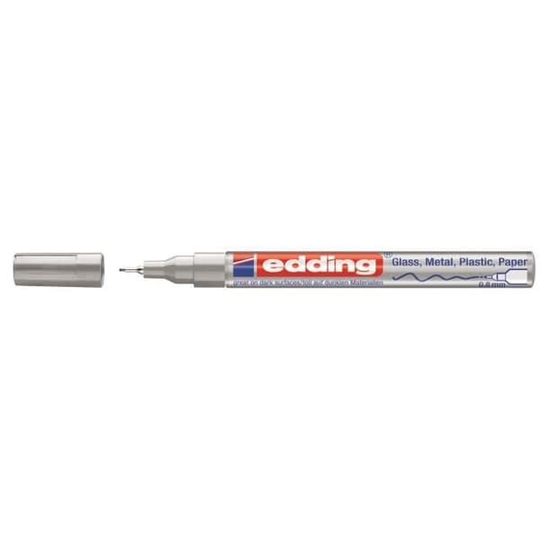 Markerpennor - EDDING - E780 - Guld och Silver - 2-pack