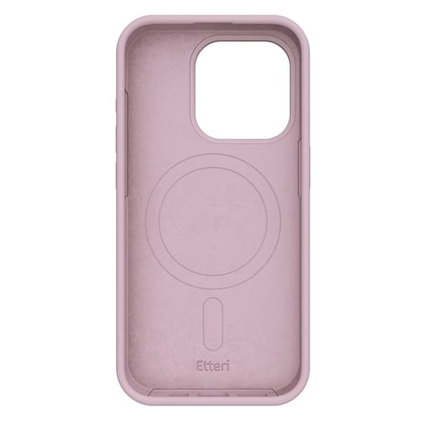 Coque Etteri Silikon Mag för iPhone 16 Pro 6,3" ljusrosa