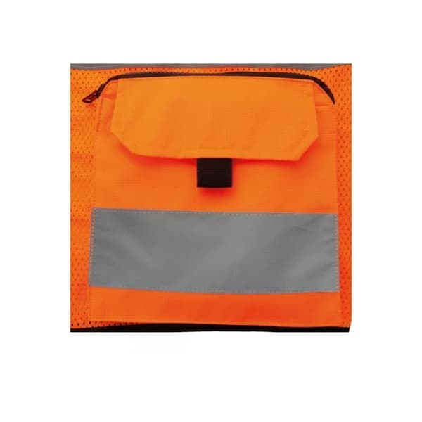 Yoko Rip Stop säkerhetsväst - hivisorangemesh - 3XL