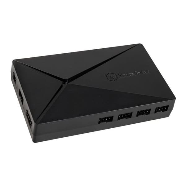 Hub LED ARGB - Silverstone - SST-LSB02-E - RGB-kontroller - Färg Svart - PC-anpassning