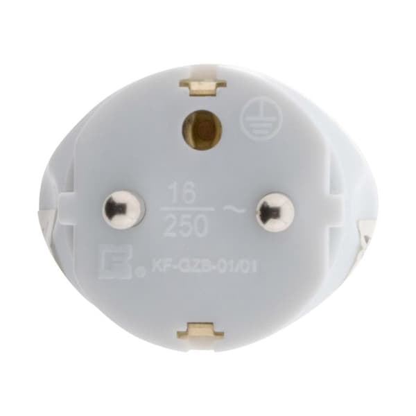 Reseadapter Frankrike/Italien - Vit - Zenitech