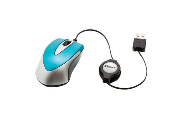 Optisk Mus - VERBATIM - 49022 - USB - Mini - Blå