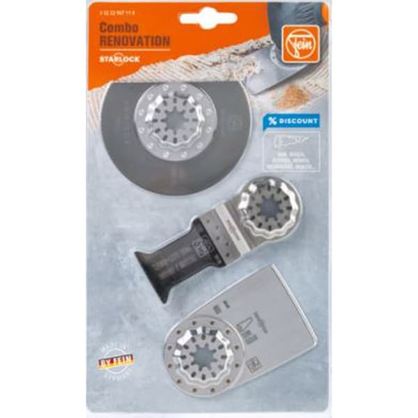FEIN Starlock Renoveringssågblad Combo Pack - 35222967110