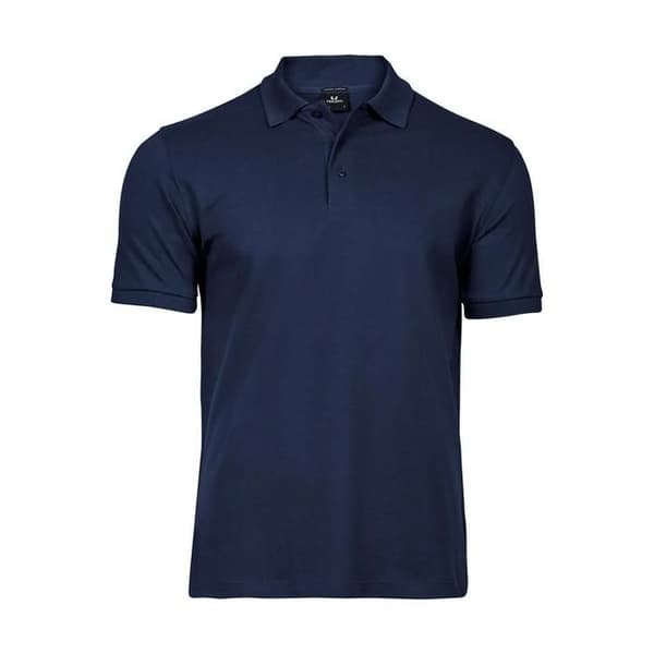 Polo Tee Jays Lyxig Stretch - marinblå
