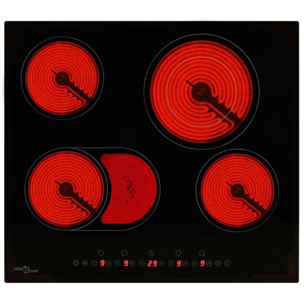 vidaXL Ceramic Hob 4 Burners Touch Control 6600 W 50785