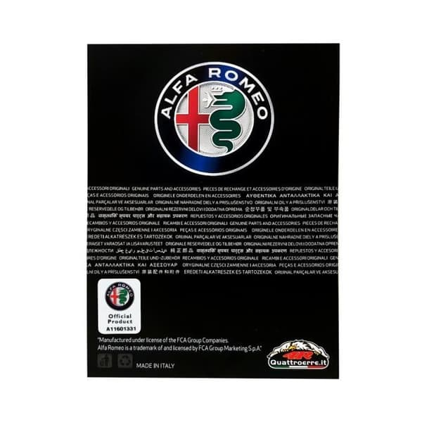 Alfa Romeo Logotyp 3D-dekal, 21 mm, 2 delar