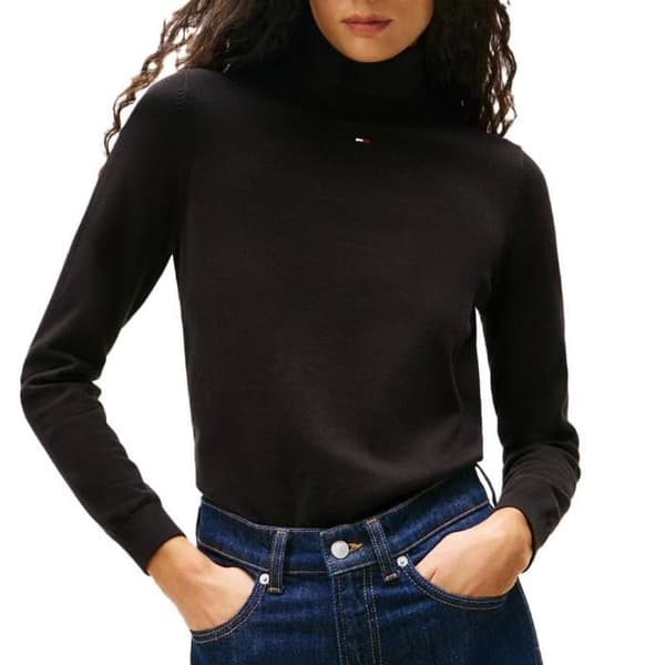 Tröja Noir Kvinna Tommy Hilfiger Tjw Essential