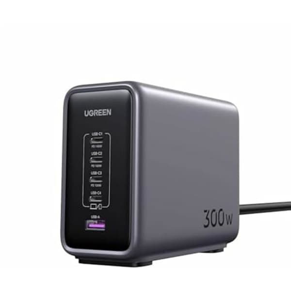 Universell mobillader - UGREEN - 90903B - Svart - Hurtiglading - 100-240V