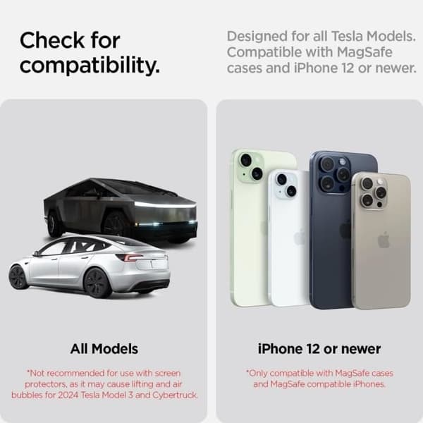 Magnetisk Telefonsupport för Bil Spigen Tesla Model Y Model 3 2023