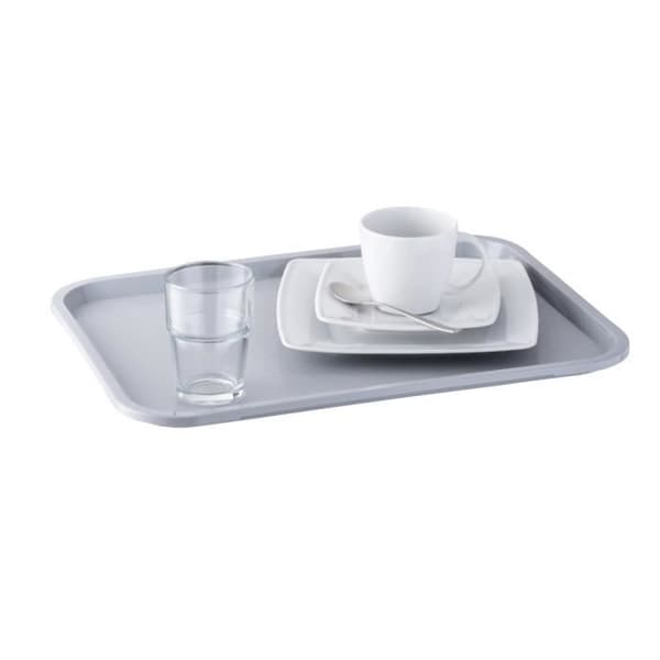 Självbetjänings- och snacksbricka - Aps - 45 x 35,5 cm - Grå - Polypropen - Rektangulär