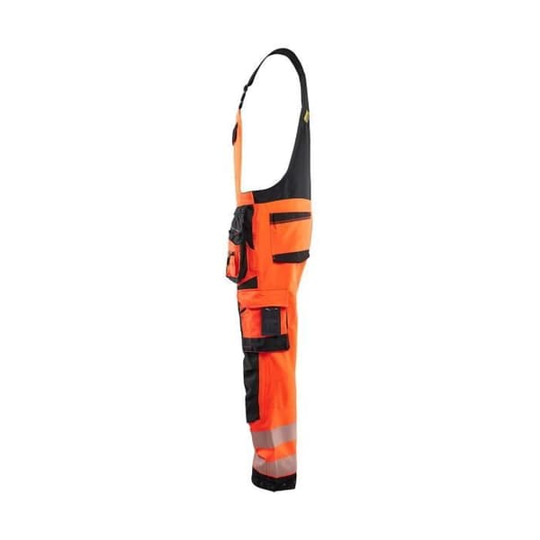 Högsynlig stretch 4D hängselbyxa Blaklader